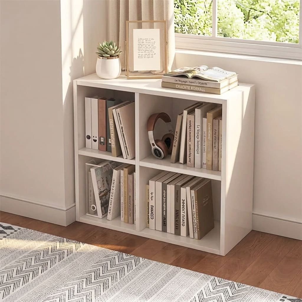 4 Cube Organizer Bookcase: The Honest Review Before You Buy 3 cube organizer bookcase styled horizontally under window