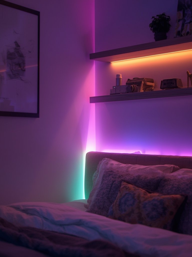 Led Lights: 10 Ultimate Secrets For Amazing Bedroom Decor 2026 2 led lights in action