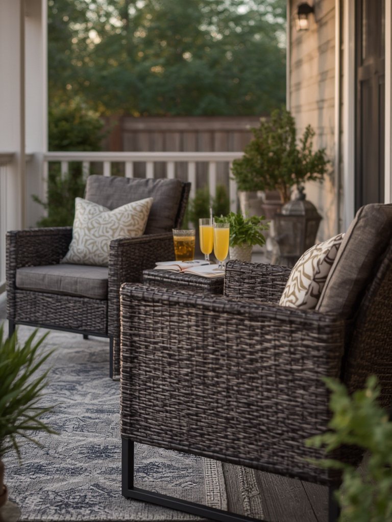 patio furniture in action
