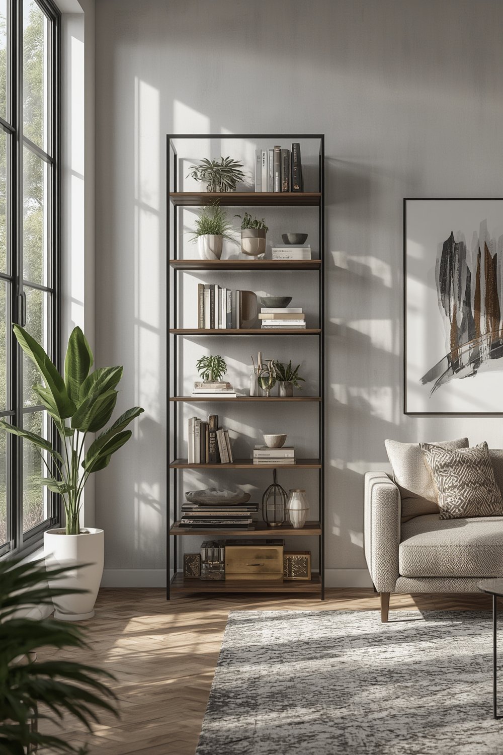 tall bookshelf product view
