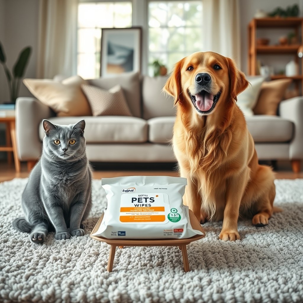pet wipes product view