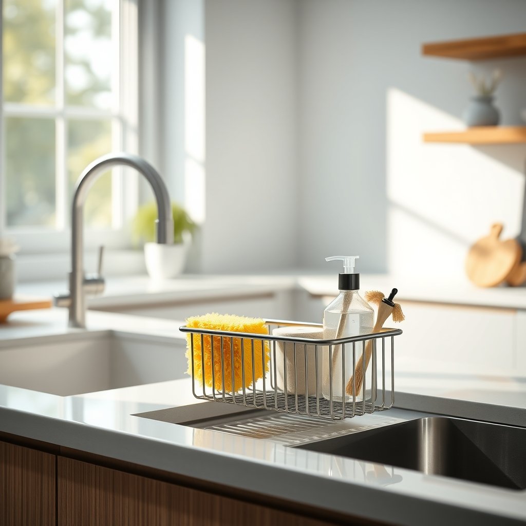 8 Steps to Keeping Your Kitchen Sink Cleaner Than It Has Ever Been 1 sponge holder product view