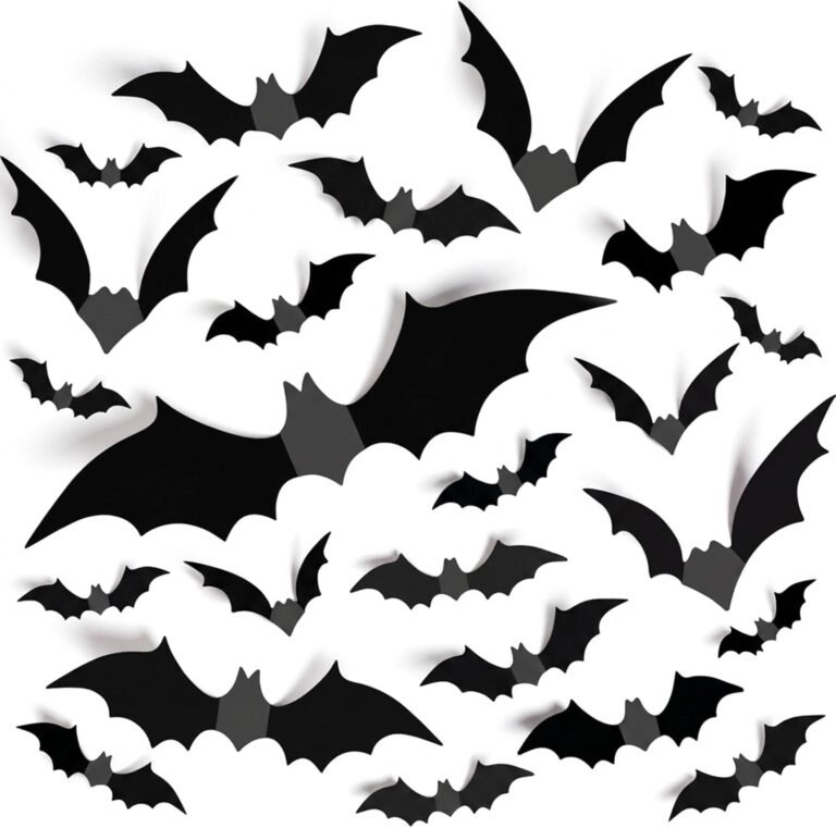 Bat Wall Decor Review: 5 Honest Truths From Verified Buyers 1 64-piece 3D bat wall decor set laid flat before assembly