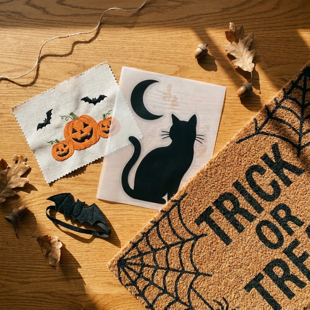 halloween decorating essentials mailbox window doormat pet costume