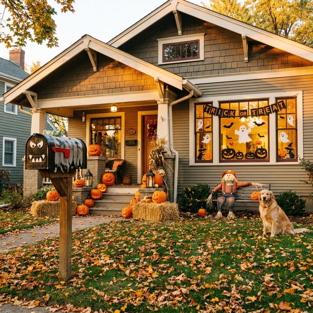 Halloween Decorating: 4 Foolproof, Damage-Free Zones to Style 2 Halloween decorating full front yard display