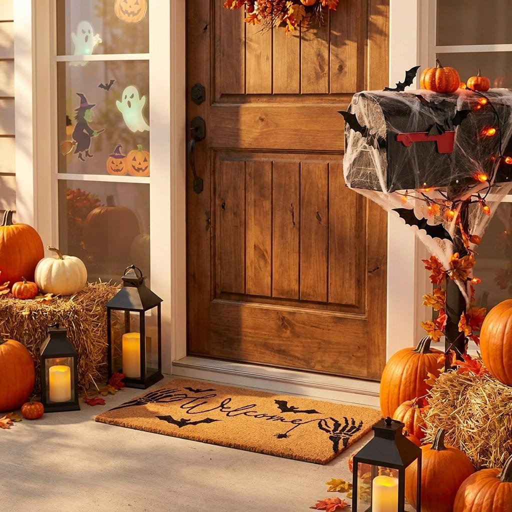 Coir Doormat Review: The Honest Buying Guide for 2026 3 coir doormat as part of full Halloween entryway display