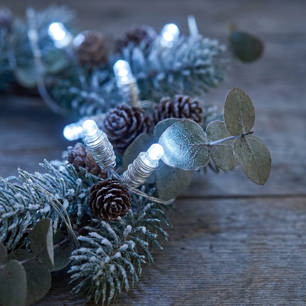 Energy Efficient Halloween Lights: The Real 92% Stat Battery Users Miss 4 close-up of cool-running LED bulbs on decorative garland